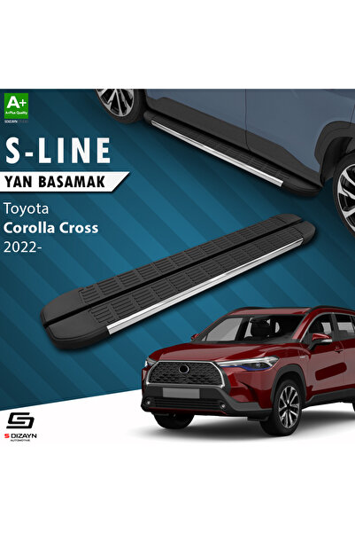 Toyota Corolla Cross S-Line Krom Yan Basamak 183 Cm 2022 Üzeri TO-CO1-YBS-SL-KA-183