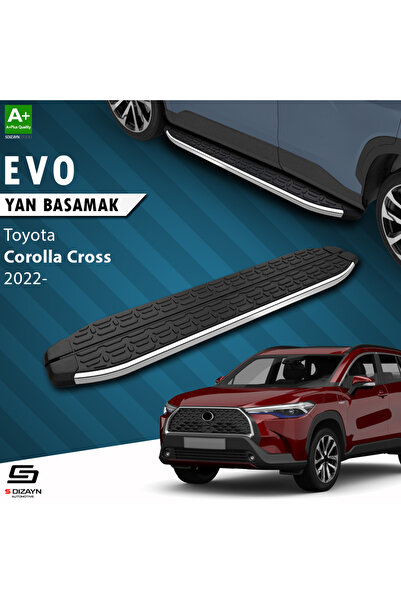 Toyota Corolla Cross Evo Krom Yan Basamak 183 Cm 2022 Üzeri TO-CO1-YBS-EV-KA-183
