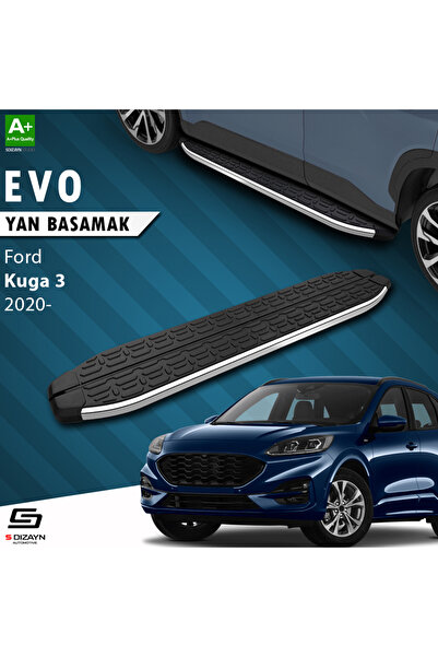Ford Kuga 3 Evo Krom Yan Basamak 183 Cm 2020 Üzeri A+ Kalite FO-KG3-YBS-EV-KA-183