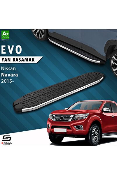 Nissan Navara 3 Evo Krom Yan Basamak 203 Cm 2015 Üzeri A+ Kalite NI-NV3-YBS-EV-KA-203