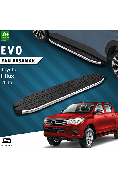 Toyota Hilux 8 Evo Krom Yan Basamak 203 Cm 2015 Üzeri A+ Kalite TO-HX8-YBS-EV-KA-203