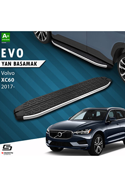 Volvo Xc60 2 Evo Krom Yan Basamak 193 Cm 2017-2023 A+ Kalite VO-C62-YBS-EV-KA-193