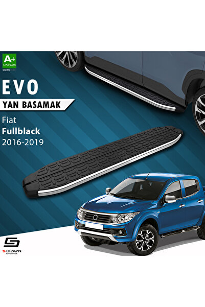 Fiat Fullback Evo Krom Yan Basamak 193 Cm 2016-2019 A+ Kalite FI-FB1-YBS-EV-KA-193