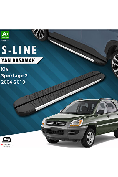 Kia Sportage 2 S-Line Aluminyum Yan Basamak 173 Cm 2004-2010 KI-SP2-YBS-SL-AL-173