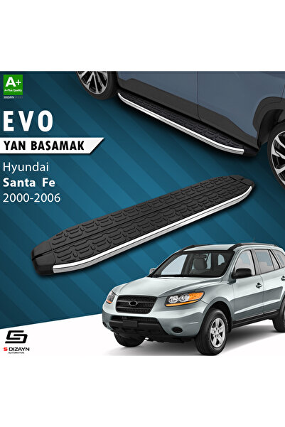 Hyundai Santa Fe Evo Krom Yan Basamak 163 Cm 2000-2006 A+ Kalite HY-SF1-YBS-EV-KA-163
