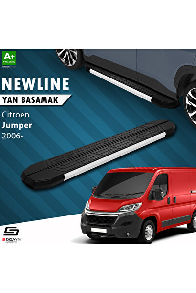 S-dizayn Citroen Jumper 3 Orta Şase Newline Aluminyum Yan Basamak 253 Cm 2006-2022 Cı-jp3-osnw-al-25