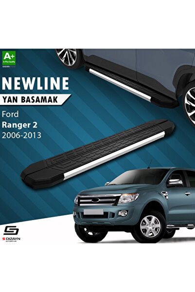 Ford Ranger 2 NewLine Krom Yan Basamak 193 Cm 2006-2013 A+ Kalite FO-RG2-YBS-NW-KA-193-E