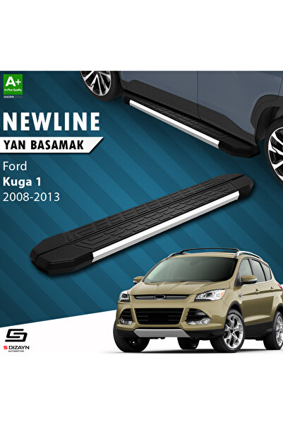 Ford Kuga 1 NewLine Krom Yan Basamak 183 Cm 2008-2012 A+ Kalite FO-KG1-YBS-NW-KA-183