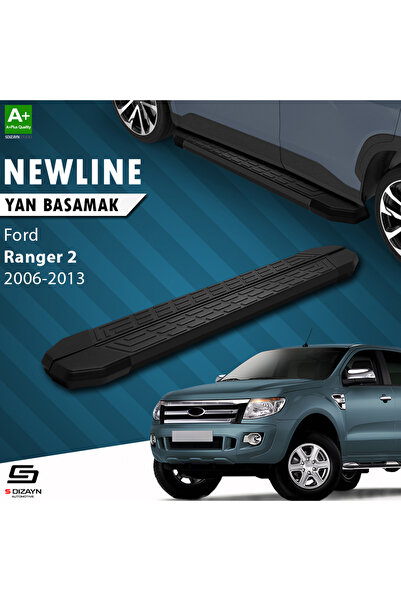 Ford Ranger 2 NewLine Siyah Yan Basamak 193 Cm 2006-2013 A+ Kalite FO-RG2-YBS-NW-SA-193-E