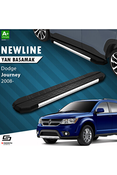 Dodge Journey NewLine Krom Yan Basamak 183 Cm 2008-2020 A+ Kalite DO-JO1-YBS-NW-KA-183