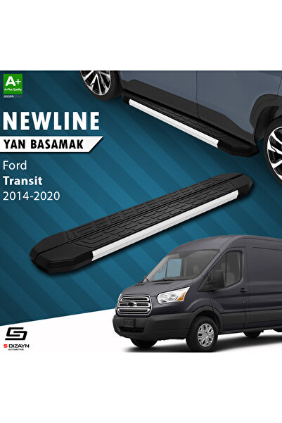 Ford Transit 5 NewLine Aluminyum Yan Basamak 283 Cm 2014-2020 A+ Kalite FO-TR5-YBS-NW-AL-283