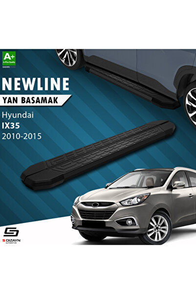 Hyundai IX-35 NewLine Siyah Yan Basamak 173 Cm 2010-2015 A+ Kalite HY-IX1-YBS-NW-SA-173