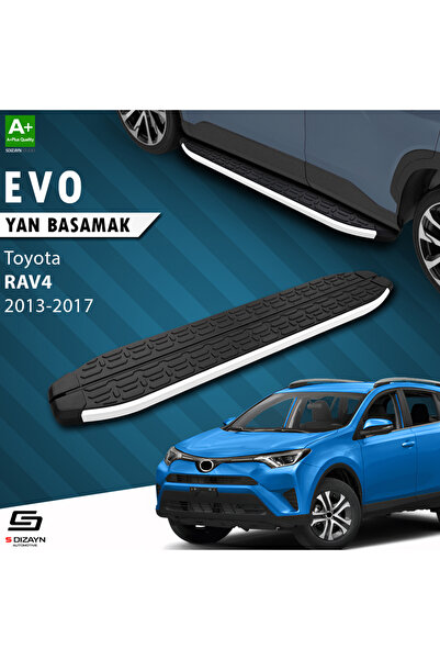 Toyota Rav 4 4 Evo Aluminyum Yan Basamak 173 Cm 2013-2017 TO-RV4-YBS-EV-AL-173-E