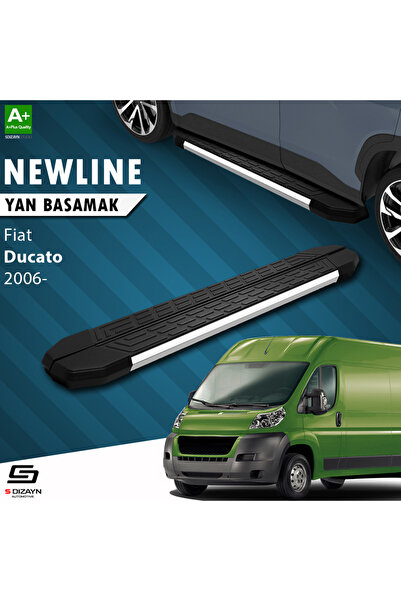 S-dizayn Fiat Ducato 3 Kısa Şase Newline Krom Yan Basamak 209 Cm 2006-2014 A Kalite