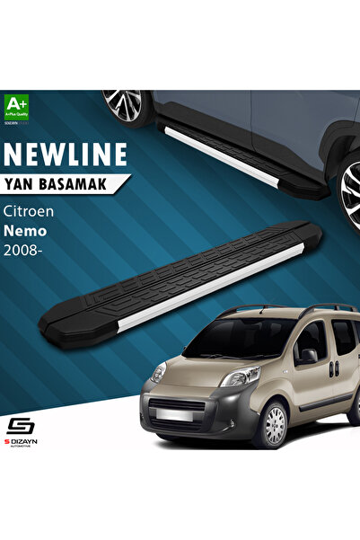Citroen Nemo NewLine Aluminyum Yan Basamak 173 Cm 2008-2017 A+ Kalite CI-NM1-YBS-NW-AL-173