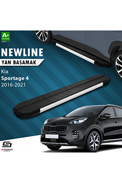 Kia Sportage 4 NewLine Aluminyum Yan Basamak 173 Cm 2016-2021 A+ Kalite KI-SP4-YBS-NW-AL-173