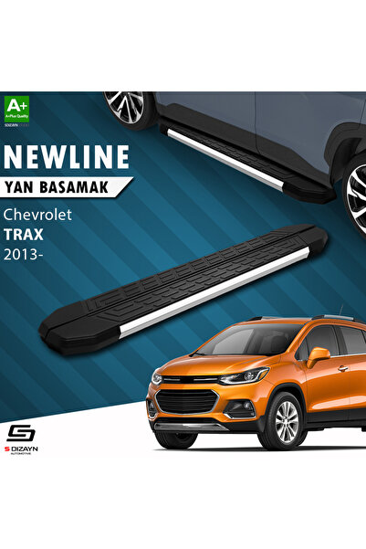 S-dizayn Chevrolet Trax Newline Krom Yan Basamak 163 Cm 2013-2022 A Kalite Ch-tx1-ybs-nw-ka-163