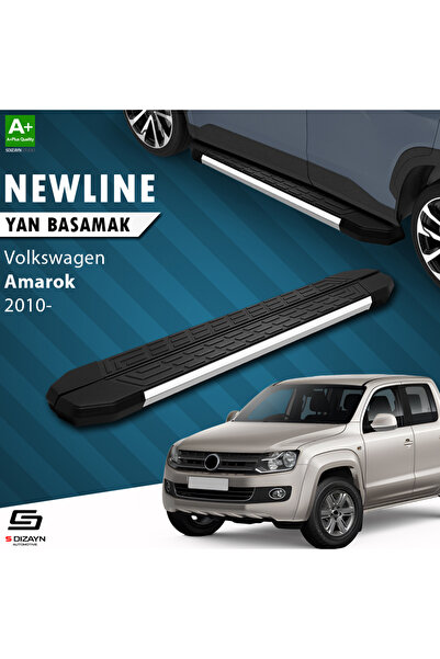 VW Amarok NewLine Krom Yan Basamak 203 Cm 2010-2023 A+ Kalite VW-AM1-YBS-NW-KA-203-E