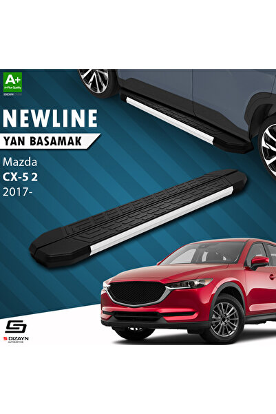 Mazda CX-5 2 NewLine Aluminyum Yan Basamak 183 Cm 2017 Üzeri A+ Kalite MZ-X52-YBS-NW-AL-183
