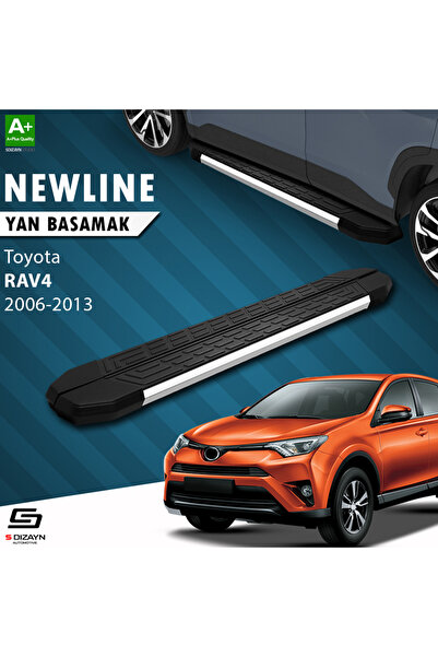 Toyota Rav 4 3 NewLine Krom Yan Basamak 163 Cm 2006-2013 A+ Kalite TO-RV3-YBS-NW-KA-163