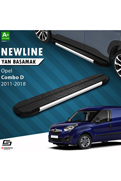 Opel Combo D NewLine Krom Yan Basamak 193 Cm 2011-2018 A+ Kalite OP-COD-YBS-NW-KA-193