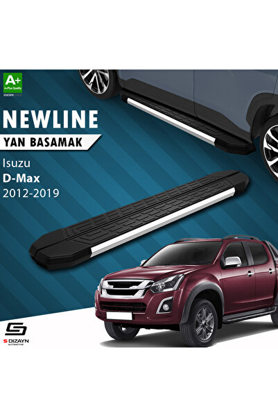 Isuzu D-Max 2 NewLine Krom Yan Basamak 203 Cm 2012-2019 A+ Kalite IS-DM2-YBS-NW-KA-203-E