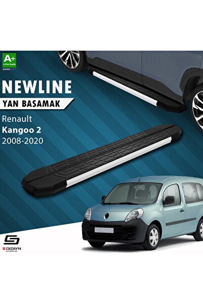 Renault Kangoo 2 NewLine Aluminyum Yan Basamak 193 Cm 2008-2020 A+ Kalite RE-KO2-YBS-NW-AL-193