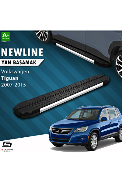 VW Tiguan NewLine Krom Yan Basamak 173 Cm 2007-2015 A+ Kalite VW-TG1-YBS-NW-KA-173