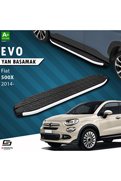 Fiat 500X Evo Aluminyum Yan Basamak 173 Cm 2014 Üzeri FI-5X1-YBS-EV-AL-173-E