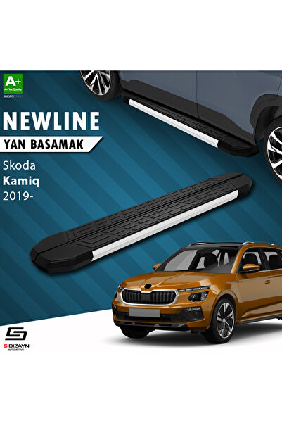 Skoda Kamiq NewLine Aluminyum Yan Basamak 183 Cm 2019 Üzeri A+ Kalite SK-KM1-YBS-NW-AL-183