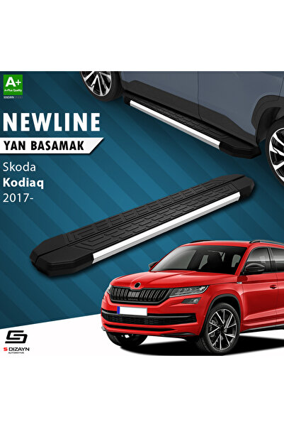 Skoda Kodiaq NewLine Krom Yan Basamak 193 Cm 2017-2023 A+ Kalite SK-KD1-YBS-NW-KA-193