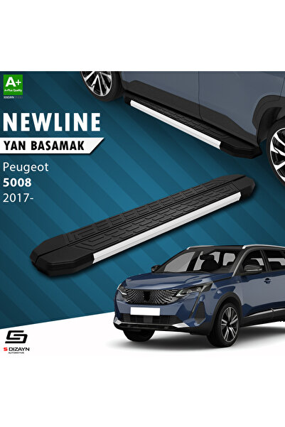 Peugeot 5008 2 NewLine Aluminyum Yan Basamak 203 Cm 2017-2023 A+ Kalite PE-582-YBS-NW-AL-203