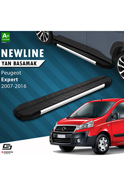 S-dizayn Peugeot Expert 2 Uzun Şase Newline Krom Yan Basamak 229 Cm 2007-2016 A Kalite