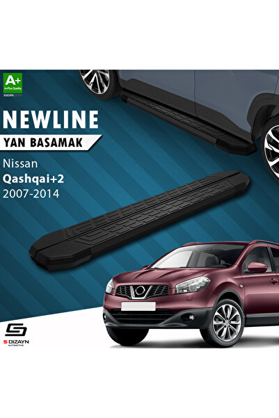 Nissan Qashqai +2 NewLine Siyah Yan Basamak 183 Cm 2007-2014 A+ Kalite NI-QS1-A2-YBS-NW-SA-183-E