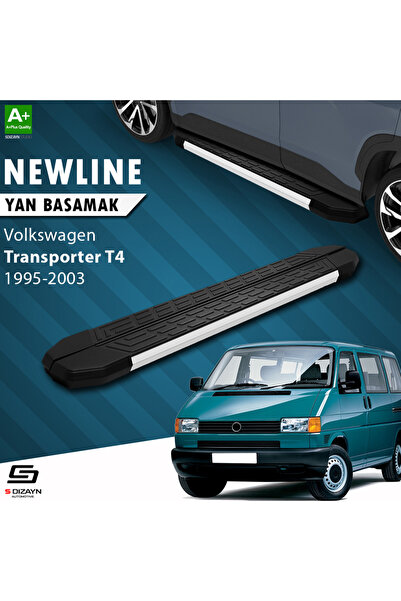 VW Transporter T4 Kısa Şase NewLine Aluminyum Yan Basamak 213 Cm 1995-2003 A+ Kalite VW-TT4-KS-YBS-N