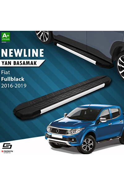 Fiat Fullback NewLine Aluminyum Yan Basamak 193 Cm 2016-2019 A+ Kalite FI-FB1-YBS-NW-AL-193-E