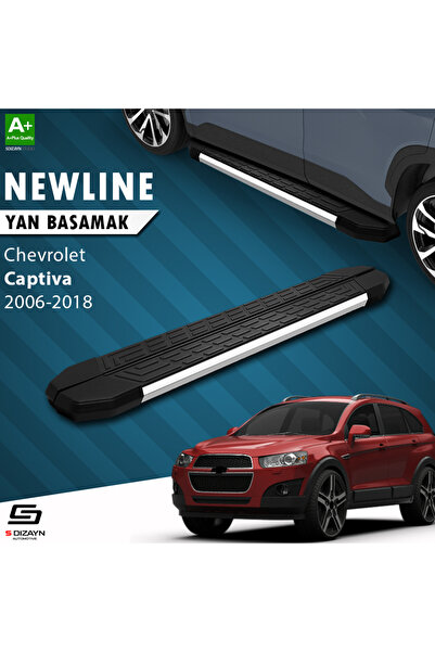 Chevrolet Captiva NewLine Krom Yan Basamak 183 Cm 2006-2018 A+ Kalite CH-CT1-YBS-NW-KA-183