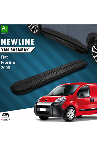 Fiat Fiorino NewLine Siyah Yan Basamak 173 Cm 2008 Üzeri A+ Kalite FI-FI1-YBS-NW-SA-173