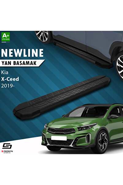 Kia XCeed NewLine Siyah Yan Basamak 183 Cm 2019 Üzeri A+ Kalite KI-XC1-YBS-NW-SA-183