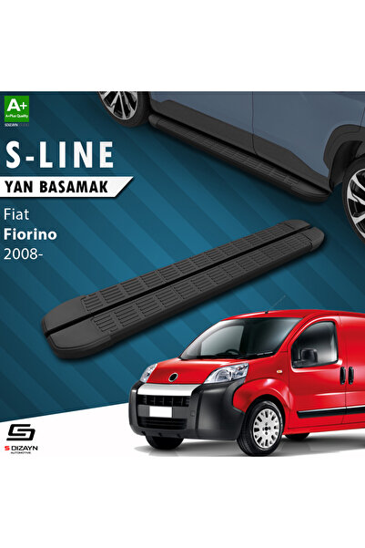 Fiat Fiorino S-Line Siyah Yan Basamak 173 Cm 2008 Üzeri A+ Kalite FI-FI1-YBS-SL-SA-173