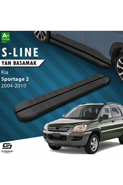 Kia Sportage 2 S-Line Siyah Yan Basamak 173 Cm 2004-2010 KI-SP2-YBS-SL-SA-173
