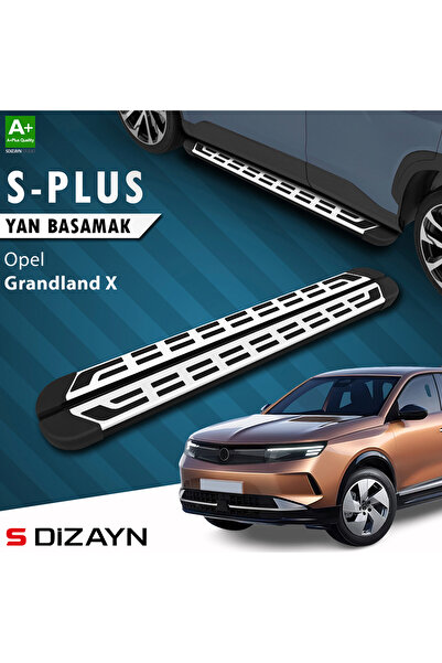 S-Dizayn Opel Grandland X 2 Elektrikli S-Plus Gri Yan Basamak 193 Cm 2024 Üzeri A+ Kalite OP-GX2-ELK