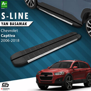 Chevrolet Captiva S-Line Krom Yan Basamak 183 Cm 2006-2018 A+ Kalite CH-CT1-YBS-SL-KA-183