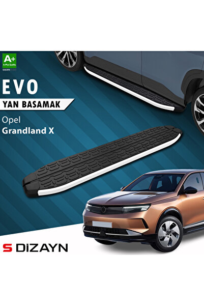 S-Dizayn Opel Grandland X 2 Hybrid Benzinli Evo Aluminyum Yan Basamak 193 Cm 2024 Üzeri A+ Kalite OP