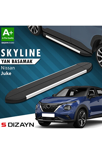 Nissan Juke 2 Skyline Aluminyum Yan Basamak 173 Cm 2019 Üzeri A+ Kalite NI-JK2-YBS-SKY-AL-173