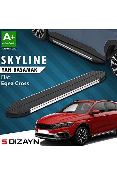 Fiat Egea Cross Skyline Krom Yan Basamak 183 Cm 2020 Üzeri A+ Kalite FI-EG1-CR-YBS-SKY-KA-183