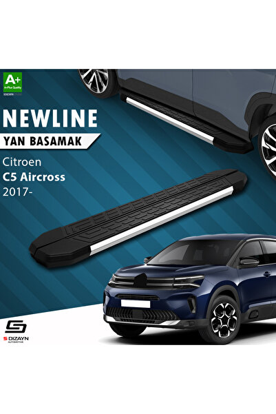 Citroen C5 Aircross NewLine Krom Yan Basamak 193 Cm 2017-2024 A+ Kalite CI-C5A-YBS-NW-KA-193