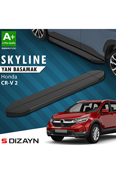 Honda CR-V 5 Skyline Siyah Yan Basamak 173 Cm 2018-2022 A+ Kalite HO-CR5-YBS-SKY-SA-173-E