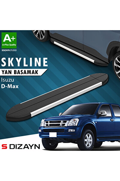 Isuzu D-Max Skyline Aluminyum Yan Basamak 203 Cm 2007-2012 A+ Kalite IS-DM1-YBS-SKY-AL-203