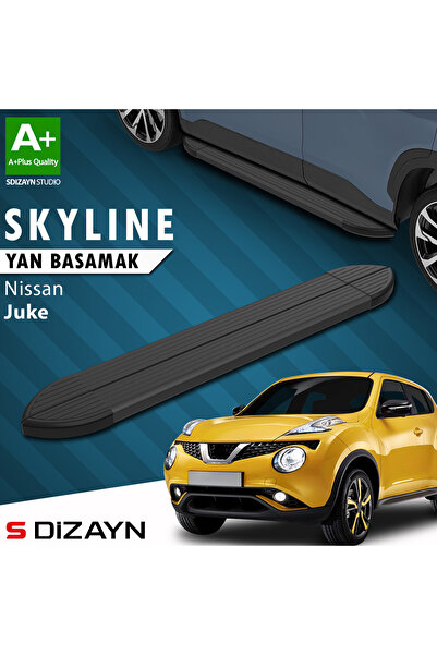 Nissan Juke Skyline Siyah Yan Basamak 173 Cm 2010-2018 A+ Kalite NI-JK1-YBS-SKY-SA-173
